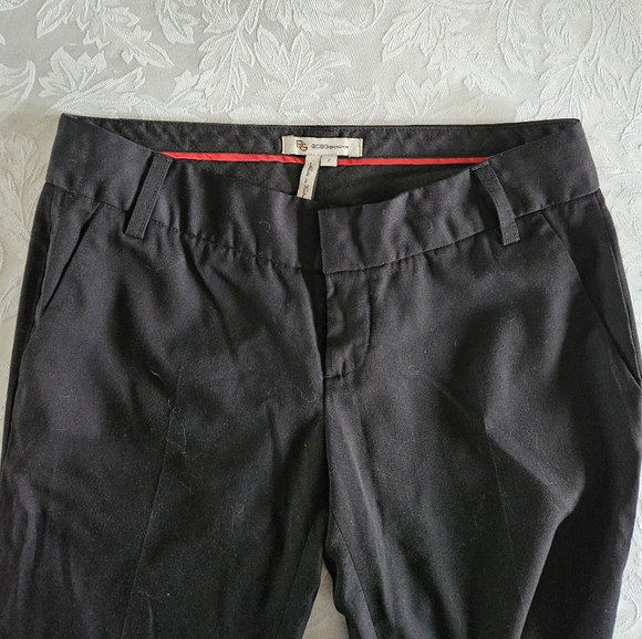 BCBGeneration Black Dress Pants w/ Pockets Wide Leg Sz 2 - Picture 2 of 3
